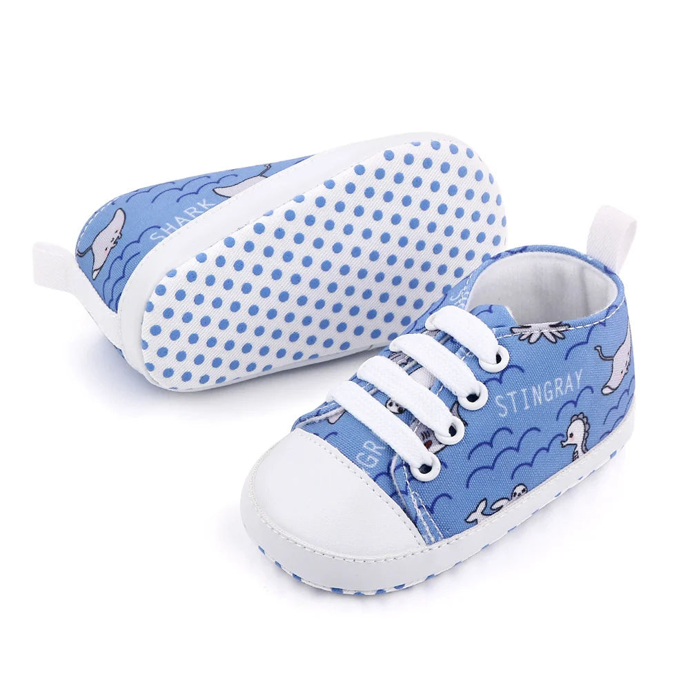 Baby Sneakers med Söta Motiv