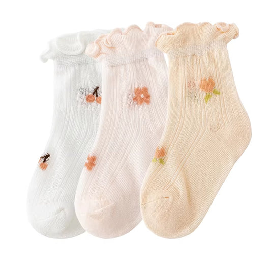 3-pack Söta Babystrumpor