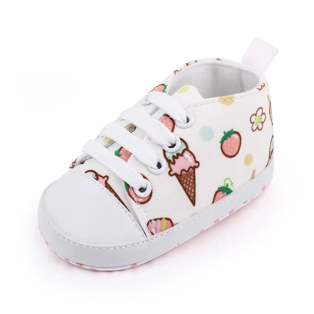 Baby Sneakers med Söta Motiv