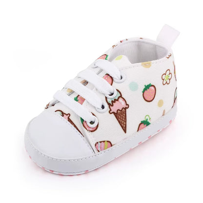 Baby Sneakers med Söta Motiv