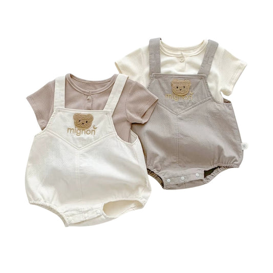 Söt Babydräkt med Björnmotiv